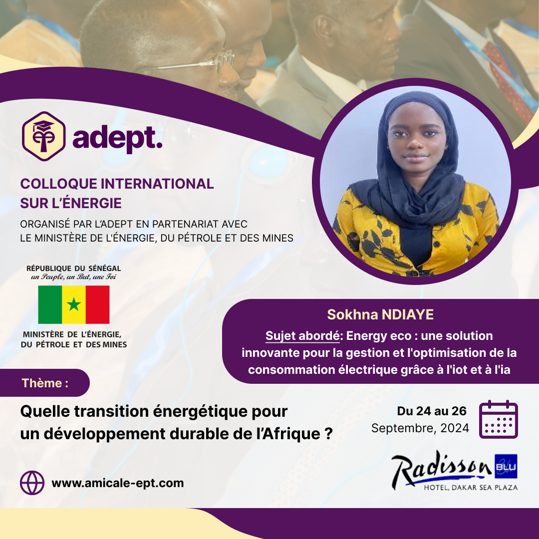 Auteur cérémonie ADEPT – Sokhna NDIAYE